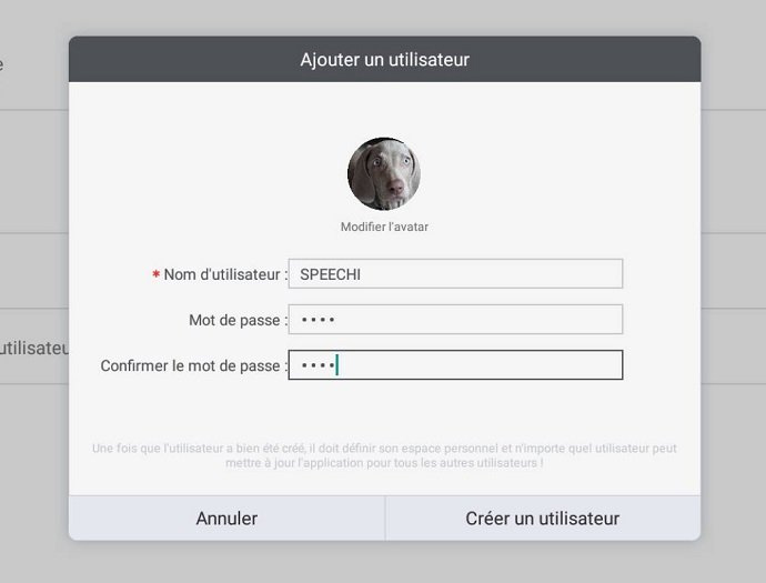Clevertouch-multi-comptes-visuel créer des utilisateurs sur écran interactif Clevertouch