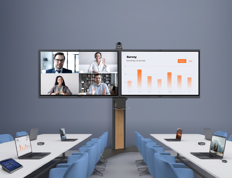 solutions réunion MAXHUB et Axeos
